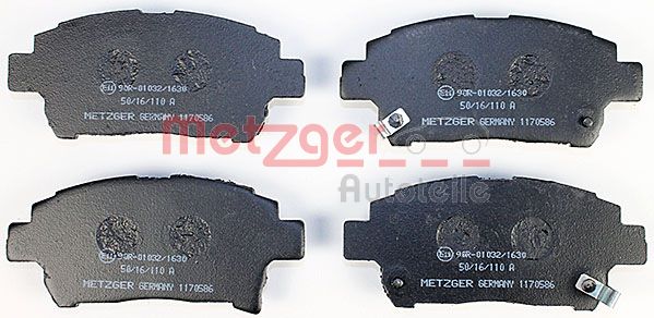 METZGER 1170586 GREENPARTS Bremsbelagsatz, Scheibenbremse